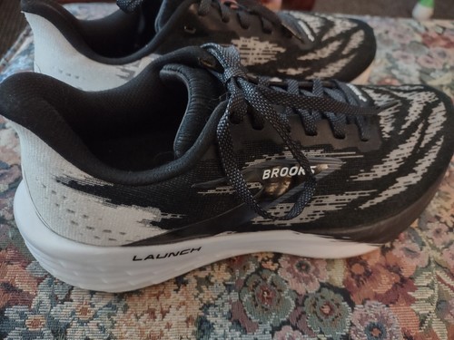Brooks launch black and - and, white