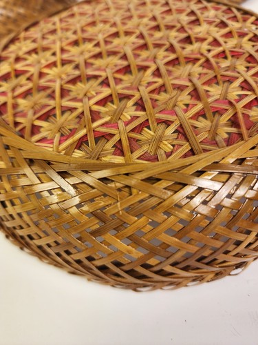 Baskets hand woven vintage - woven,