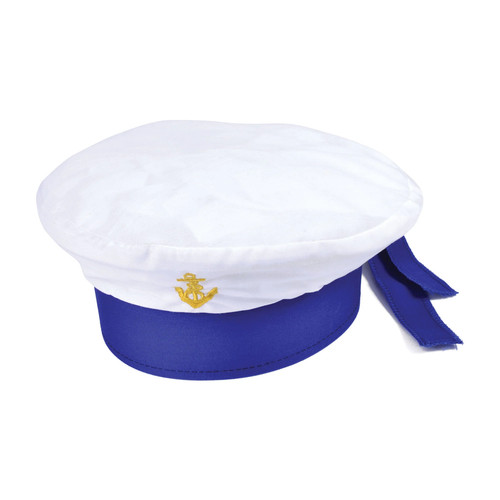 White sailor nautical navy - white,