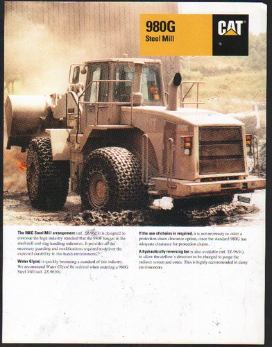 Caterpillar 980g steel mill - "980g",