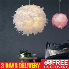 Feather Lampshade Ceiling