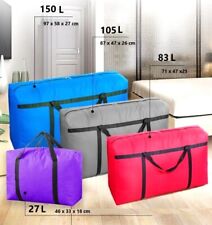 Extra Large Volume Holdall Strong Durable Travel Bedding Storage Home Moving Bag
