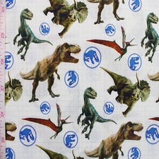 Jurassic World Stamps Cotton