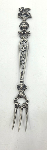 Vintage escargot olive - vintage, fork