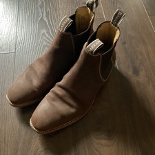 Barker mens brown leather - barker,