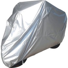Bike It Motorcycle Motorbike Rain Cover Large Fits 750-1000cc Silver