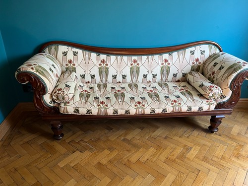 Antique upholstered - antique, re-upholstered
