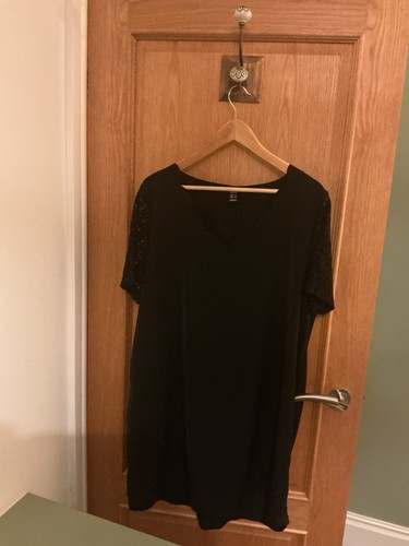 Sizexl evening black dress - black,