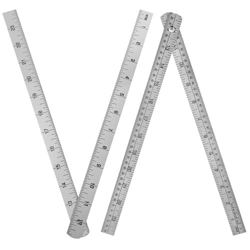 Pcs steel ruler in - steel, 2