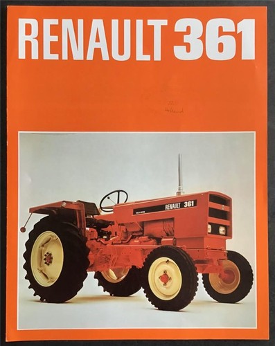 Renault 361 tractor - renault,
