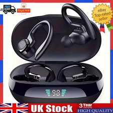 TWS Wireless Bluetooth Earphones Headphones Sports Ear Hook Running Bass Earbuds
