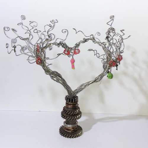Vtg steampunk metal art - vtg,
