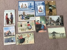 11 Antique/Vintage Dutch Holland  postcards From 1912 onwards used C40