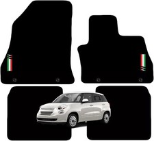 Carsio Tailored Carpet Car Floor Mats For Fiat 500L 2013 to 2017 with logo