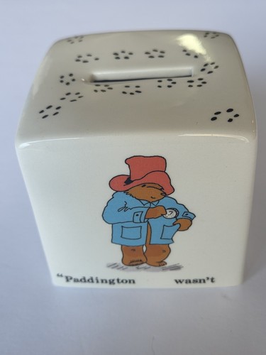 Paddington bear coin bank - paddington,