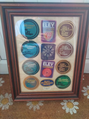Eley sew patches framed - eley,