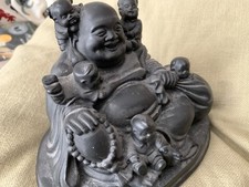 Laughing buddha resin - laughing,
