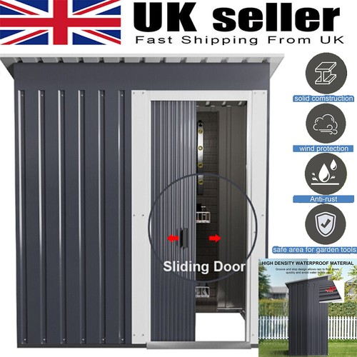 3ft metal garden shed - x,