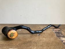 Antique Miniature Irish Glazed Blackthorn Shillelagh Stick Cane c1890s