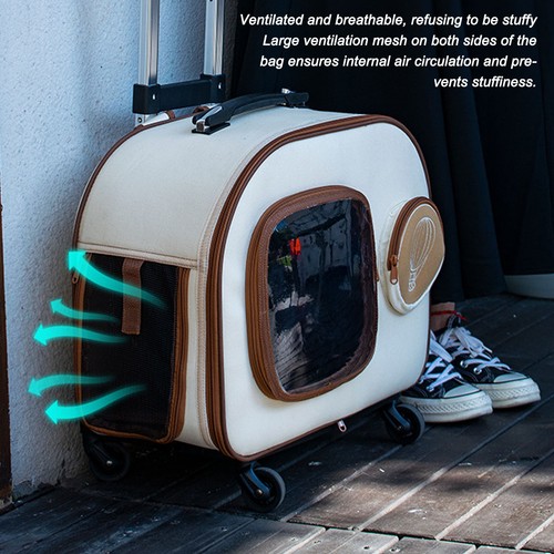 Portable pet roller bag - portable,