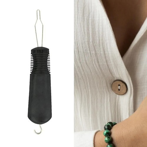 Button puller aid assist - button,