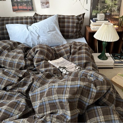 Erwinmu gingham duvet cover - gingham,