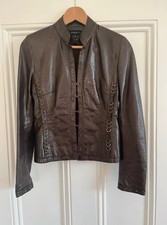 Karen Millen Brown Leather