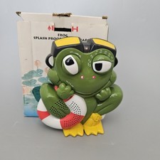 BUSH Frog Shower Radio Splashproof Vintage Retro 1990s FM MW Working