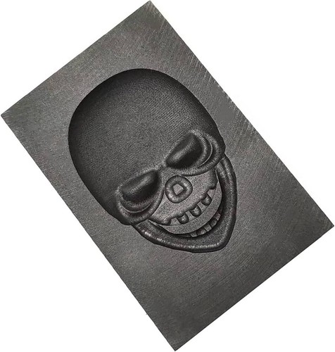 Skull gold silver metal - gold, for