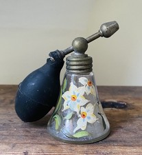 Antique hand decorated Glass Perfume Bottle 