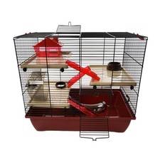 Hamster Large Cage For Dwarf Syrian With Accessories Tubes - The Grand