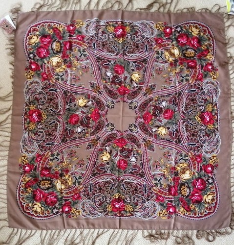 Shawl patterened pavlo possad - shawl,
