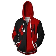 Harley Quinn Red Hoodie