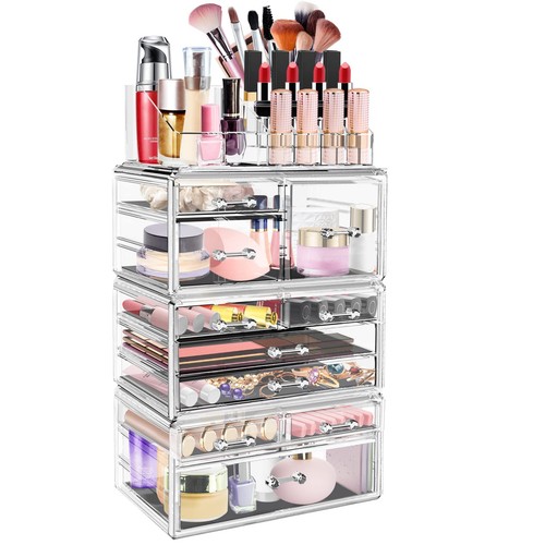 Clear acrylic makeup - acrylic, organiser