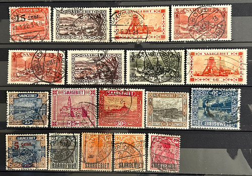 German stamps state - saar, lot