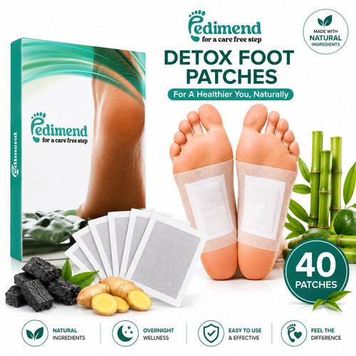 Pedimend detox foot patches - detox,