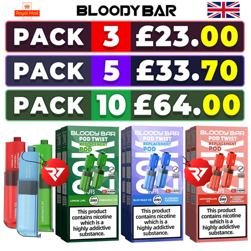 Bloody bar 20k pods - bloody, ultra