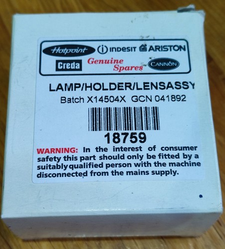 Oven lamp holder lens - oven,
