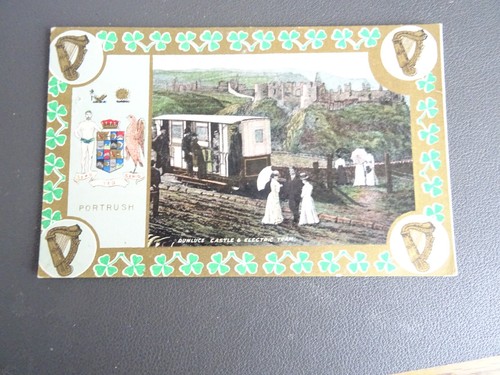 Dunluce castle electric tram - dunluce,