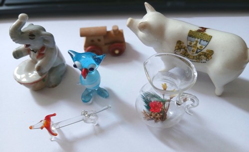 Job lot curios miniatures - job,