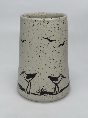Sanibel pottery seagull vase - sanibel,