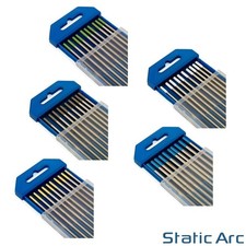 10x TIG WELDING TUNGSTEN ELECTRODE TIPS BLUE/GREEN/GREY/WHITE/GOLD 1.6/2.4/3.2mm