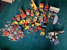 Vintage Playmobile Contruction, Petrol Station, Helicopter