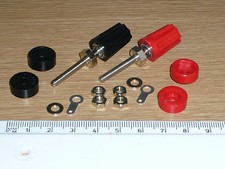 Set 2 genuine correct NOS 4mm speaker sockets Rogers LS3/5A Belling Lee (832)