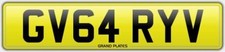 GARY V NUMBER PLATE GV64 RYV