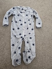 Next Fleece Star Sleepsuit