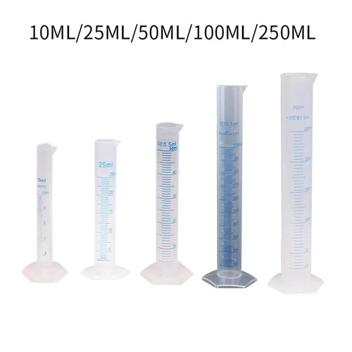 Plastic measuring cylinder - plastic,