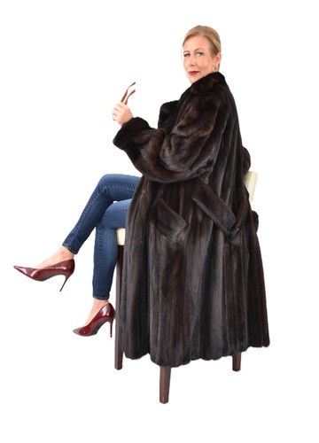 A5306 mink coat real - coat, fur