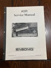 Ensoniq ASR service manual