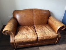 LAURA ASHLEY Winchester  2 seater leather  sofa